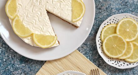 Cheesecake fredda al limone