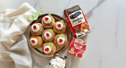 Bomboloni al forno con Bubble Top