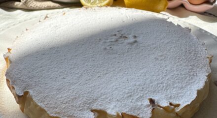 Torta cremosa ricotta e limone